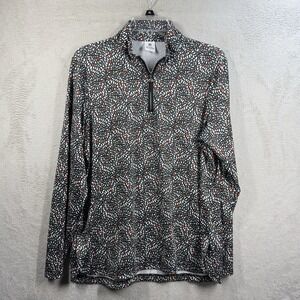 Daily Sports Women's 1/4 Zip Top Size XL Stretch Golf Athleisure